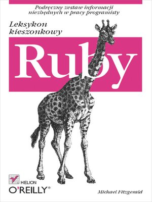 cover image of Ruby. Leksykon kieszonkowy